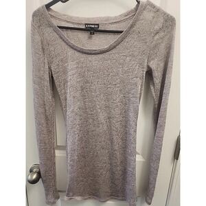 Express Small Blouse Long Sleeve Design Ladies Lighweight S  Womens Jr's